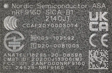 nrf9160 sip for nbiot [nbiot],cellular module